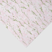  Blush Roze Bloemen Verjaardag Tissuepapier (Detail)