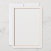 Blush roze bloemenbruiloft uitnodiging witte bloem (Achterkant)