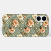 blush roze bloemenpatroon Case-Mate iPhone case (Achterkant (horizontaal))