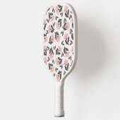 Blush roze bloemenpickleball peddel pickleball paddle (Links)