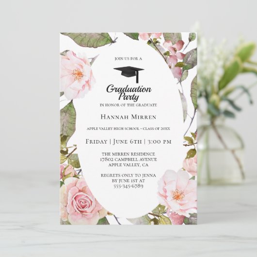 Blush roze botanische gradustrie (Staand voorkant)