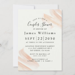 Blush Roze bridal Shower Invitation Kaart