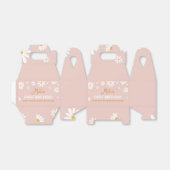 Blush Roze Daisy Verjaardagsfeestje Favor Box Bedankdoosjes (Uitgevouwen)