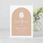 Blush roze eikrach pap kaart (Staand voorkant)