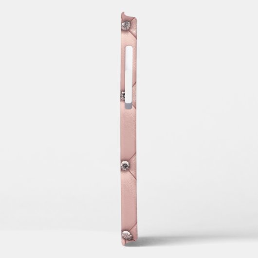 Blush roze elegant smatigleder bekijken Case-Mate iPhone case (Achterkant / Links)