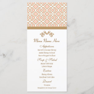Blush Roze en Goud Marokkaans Menu