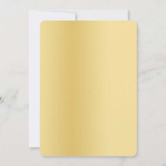 Blush Roze en Gouden Sparkle Lights Bruiloft Kaart (Achterkant)