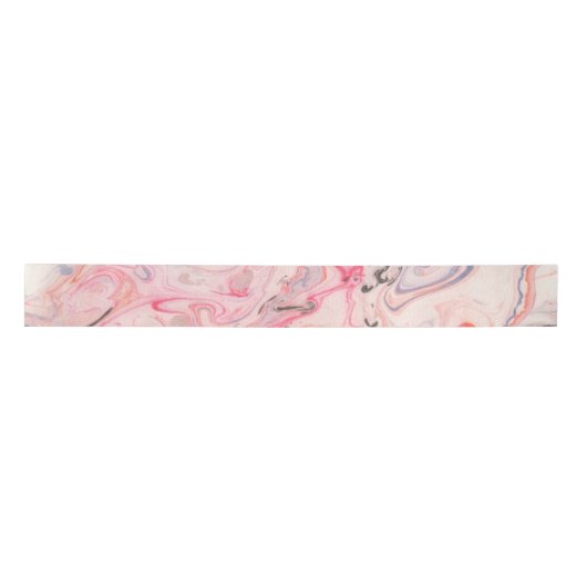 Blush roze en Paarse marmering Lint (Voorkant)