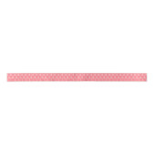 Blush roze en White Nautical Anchor Pattern Lint (Voorkant)