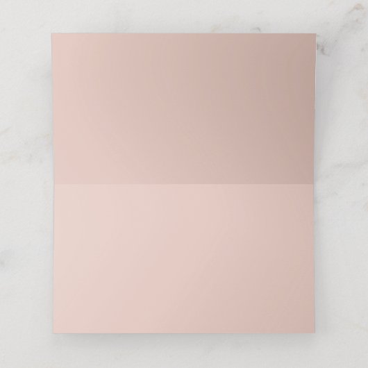 Blush roze en witte kant roze bruiloft (Binnenkant ongevouwen)
