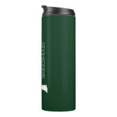 Blush roze gepersonaliseerde bridesmaid thermosbeker (Geroteerd rechts)