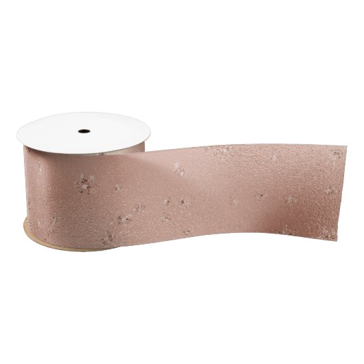 Blush roze glam Glitter Snowflake Lint (Spoel)
