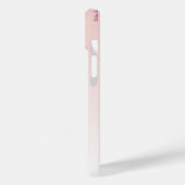 Blush roze glitter druppelt naamscript in Case-Mate iPhone case (Achterkant / Links)