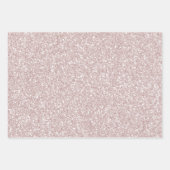 Blush roze glitter leopard print       inpakpapier vel (Voorkant 3)