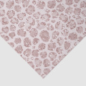 Blush roze glitter leopard print   tissuepapier (Detail)