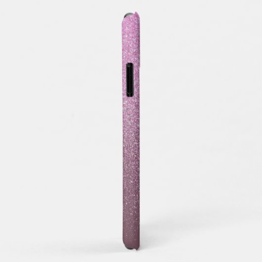 Blush roze glitter Shimmer Persoonlijke telefoonta Case-Mate iPhone Case (Achterkant/rechts)