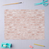 Blush roze gloed glitter stripes tissuepapier (Craft)