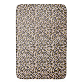 Blush roze Gold Black leopard-printer          Badmat (Voorkant Verticaal)