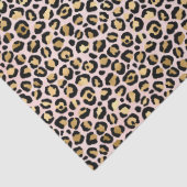 Blush roze Gold Black leopard-printer   Tissuepapier (Detail)