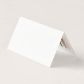 Blush roze & Gold Paint Stroke Chic Hartelijk dank Kaart (Achterkant)