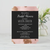 Blush Roze Goud Cowgirl Koeienhuid Kaart (Staand voorkant)
