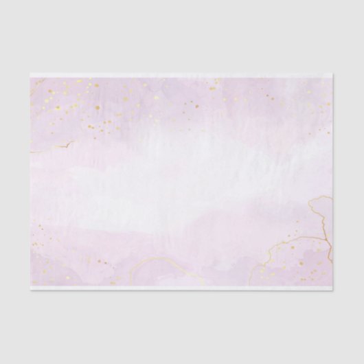 Blush Roze Goud Marmer Moderne Stijlvolle Chique C Tissuepapier (Voorkant)