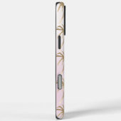 Blush roze goud tropische palmbomen Case-Mate iPhone case (Achterkant / Rechts)