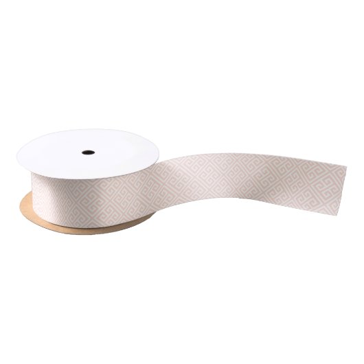 Blush roze Griekse sleutel Lint (Spoel)