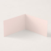 Blush Roze Grijs Modern Bold Helder Klassiek Stijl Visitekaartjes (Binnen)