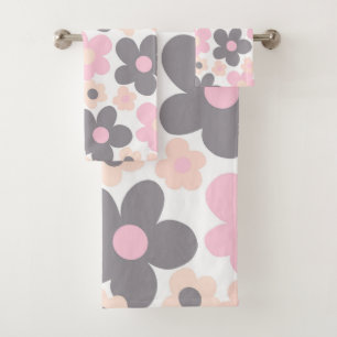 Blush roze grijze dagen geven droam terug #1 #retr bad handdoek