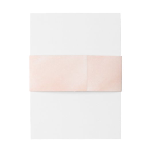 Blush roze grijze monogram bruiloftsgordels uitnodigingen wikkel (Achterkant Voorbeeld)