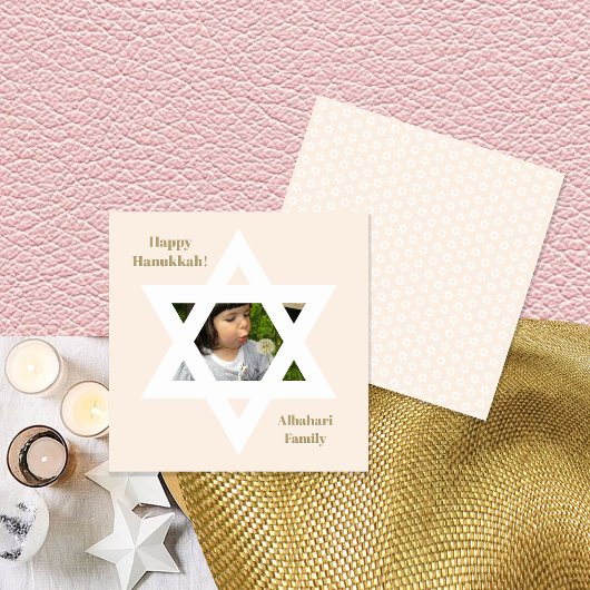 Blush Roze Happy Chanoeka Schattigee foto