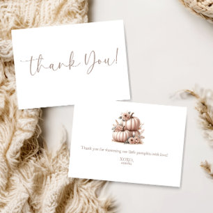 Blush Roze Herfst Pompoen Highland koe Bedankt