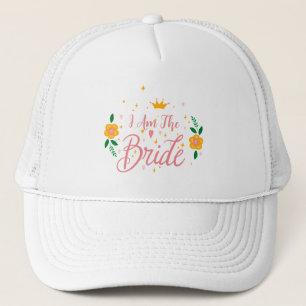 Blush Roze Ik Ben De Bruid Bachelorette Groepsfees Trucker Pet