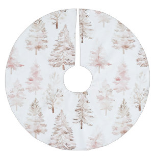 Blush roze kerstbomen kerstboom rok