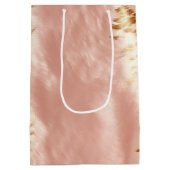 Blush Roze Koe Dierenprint Medium Cadeauzakje (Achterkant)