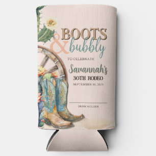Blush roze laarzen en Bubbly Cowgirl Rodeo Verjaar