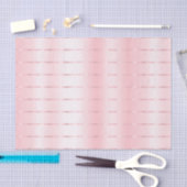 Blush Roze Lint Bruidsfeest Tissuepapier (Craft)