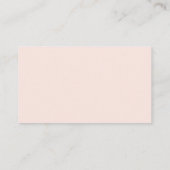 Blush Roze Magnolia en Hydrangea Display Douche Informatiekaartje (Achterkant)
