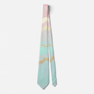 Blush Roze Mint Goud Luxe Populaire Collectie Stropdas
