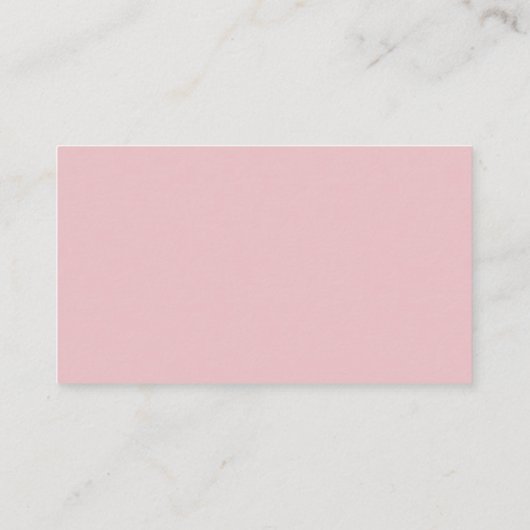 Blush roze moderne handgeschreven taperraffle informatiekaartje (Achterkant)