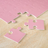 Blush roze monochrome puzzel (Zijkant)
