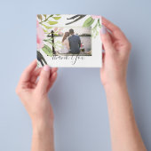 Blush Roze Olive Foto bedankt het laagste budget Flyer (Hand)