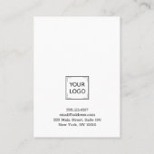 BLUSH ROZE OORBEL DISPLAY LOGO SOCIAAL PICTOGRAM VISITEKAARTJE (Achterkant)
