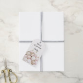 Blush roze Ornamenten kerst Cadeaulabel (Met Touw)