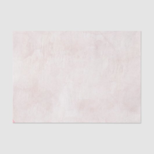 Blush Roze Pastel Waterverf Textuur Wedding Tissuepapier (Voorkant)