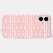 Blush roze pijlpatroon Case-Mate iPhone case (Achterkant (horizontaal))