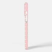 Blush roze pijlpatroon Case-Mate iPhone case (Achterkant / Links)