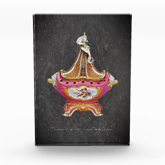 Blush Roze Potpourri Vaas Fotoblokken (Voorkant)