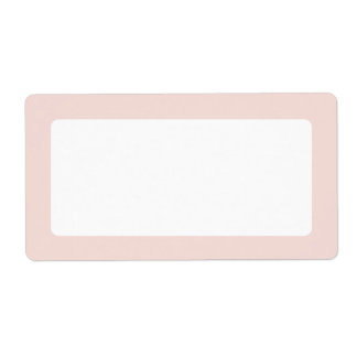 Blush roze rand blanco etiket